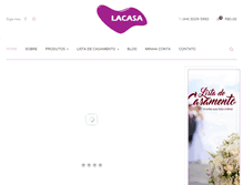 Tablet Screenshot of lacasapresentes.com.br